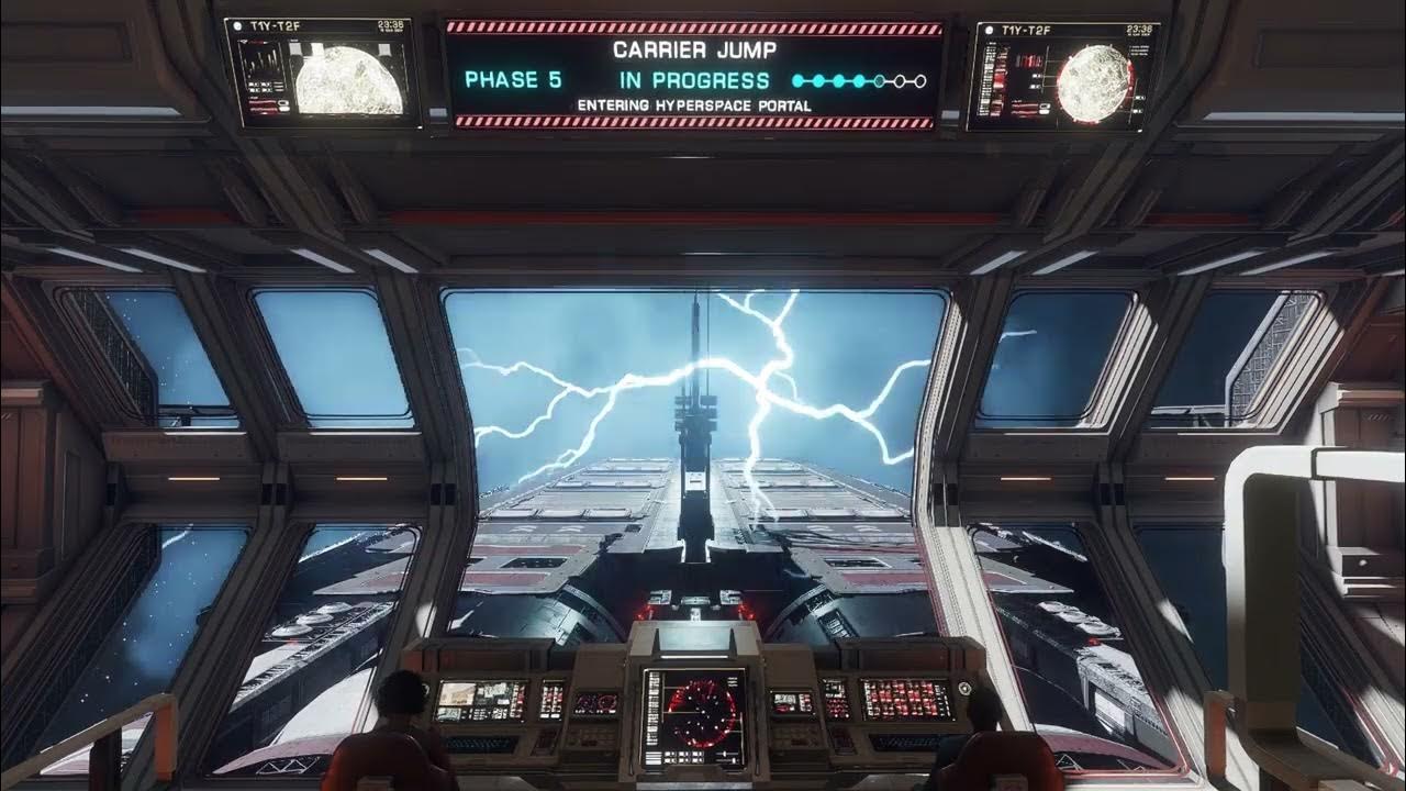 Onfoot Fleet Carrier Jump (Elite Dangerous) YouTube