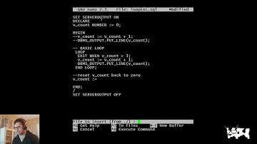 Basic Loops in PL\SQL in Oracle 19c