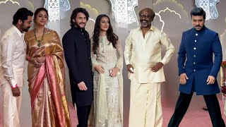 Mahesh Babu, Suriya, Ram Charan And Rajinikanth South Superstars At Anant  Ambani Grand Wedding - YouTube