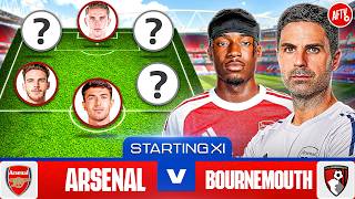 Starting XI Live | Arsenal vs Bouremouth screenshot 3
