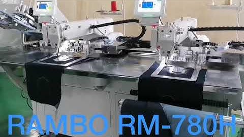 Double heads automatic pocket setter for jeans,RAMBO RM-780H