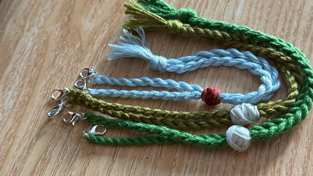 Jewelry back rope making video| dori making video