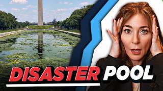 Trump Vandalizes Reflecting Pool, Then Arrests Olympic Athlete For Touching It