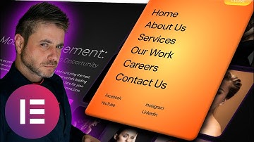 Incredible Animated Side Menu in Elementor – Advanced WordPress Navigation Tutorial!