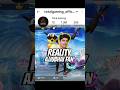 REALITY AJJUBHAI FAN #shiotgamers #freefireshorts