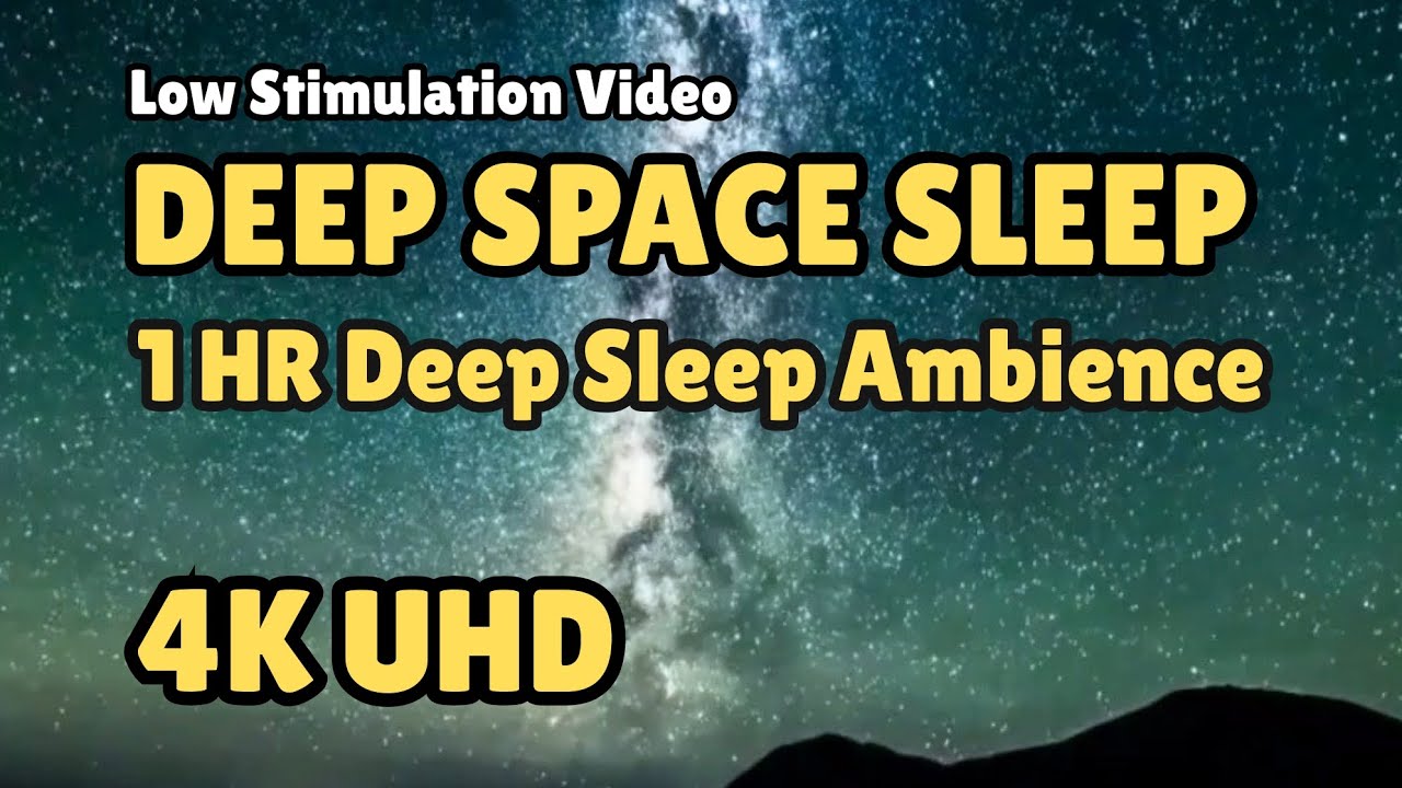 Deep Space Ambience: Milky Way for Insomnia | 4K Starry Night Sky - YouTube