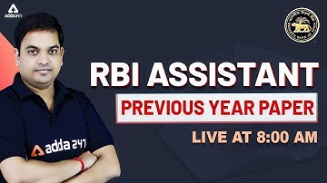 RBI Assistant English Previous Year Question Paper | RBI Assistant 2020 | Adda247