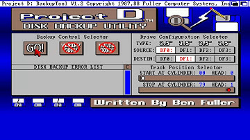 AMIGA PROJECT D DISK BACKUP TOOL