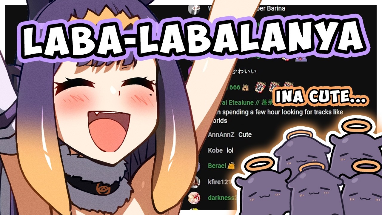 Ina can't stop saying this word and it's too cute every time 【Hololive】