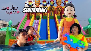 Swimming Squid Game Jepoy Vlog