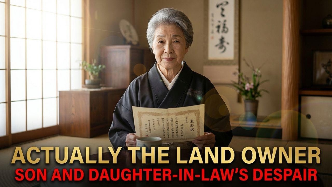 「老人ホームに行け」息子夫婦の非情な贈り物→翌日、土地の所有者が私だと知り彼らは絶望…