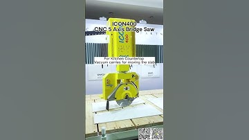 5 axis cnc bridge saw for stone processing