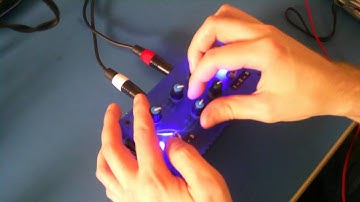 Circuit Bent ClearTone Three Tone Duo BLUE by freeform delusion