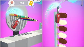 Slice it All 😱✨ All Levels Gameplay  Android , iOS  part 152