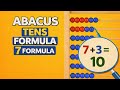 Abacus Tens Formula – 7 Formula Explained with Easy Examples | Abacus Basics for Beginners