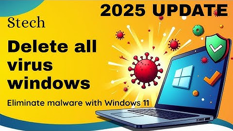 How to Delete all Viruses from Windows 10/11 (2025)| 3 simple steps |@Techboysudip 