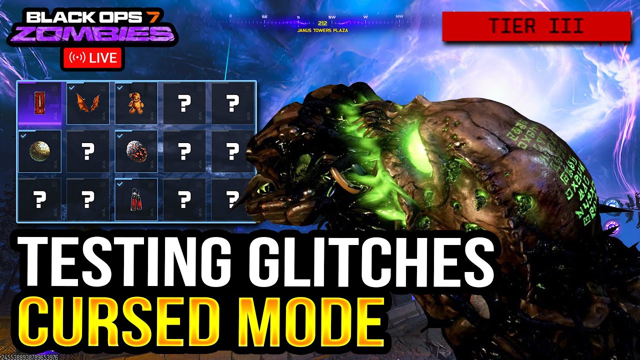 🔴 Black Ops 7 Zombies LIVE! ★ NEW Cursed Mode Glitches! Solo Pile Up Glitch!