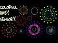Colorful Baby Sensory | Kaleidoscope | High Contrast Infant Video | Kid Friendly