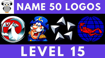 Guess The Logo Quiz - 50 Logos | Level 15 Hard | Logo Trivia