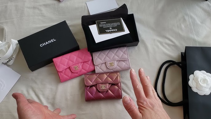 My 2021 Chanel Classic Flap Card Holder In Black Caviar Leather