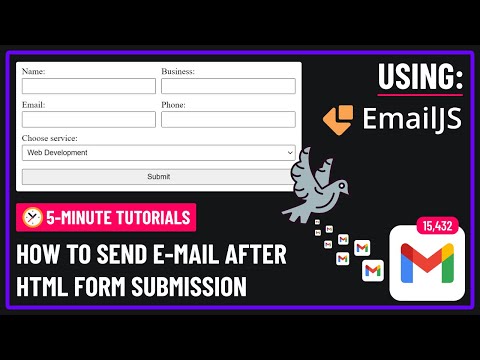 How To Send Email After HTML Form Submission With EmailJS
