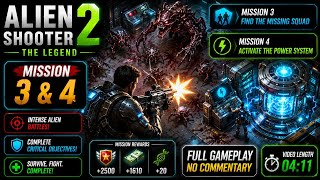 Alien Shooter 2: The Legend – Mission 3 & Mission 4 | Full Gameplay Walkthrough | No Commentary | HD