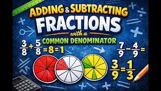 Adding & Subtracting Fractions Made Easy — Common Denominator Explained Step‑by‑Step