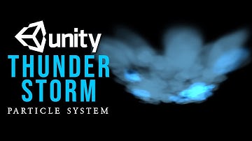 Thunder Strom VFX Unity Particle System || How to make a Thunder Strom in unity Particle System VFX