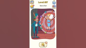Dop 5 level 657 Save her #shorts #mobilegame