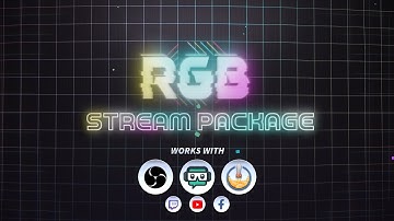 Twitch Animated Overlay Pack - RGB 2021