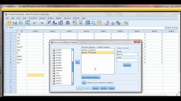 Reverse scoring in SPSS