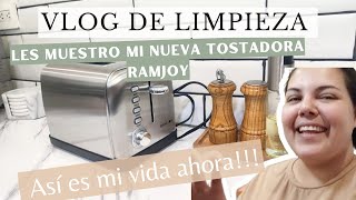 ASÍ ES MI VIDA AHORA| LIMPIANDO MIS ELECTRODOMESTICOS| MI NUEVA TOSTADORA RAMJOY | ME REÍ DE ÉL