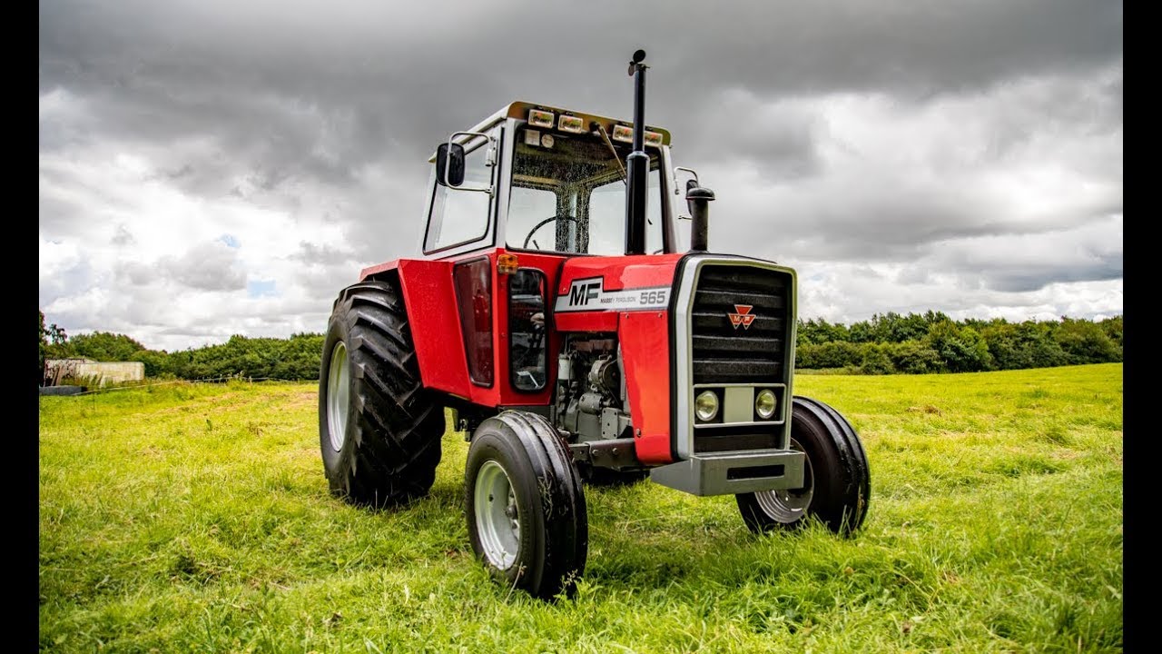 Restored classic Massey Ferguson 565 in Co. Carlow (Ireland) - YouTube