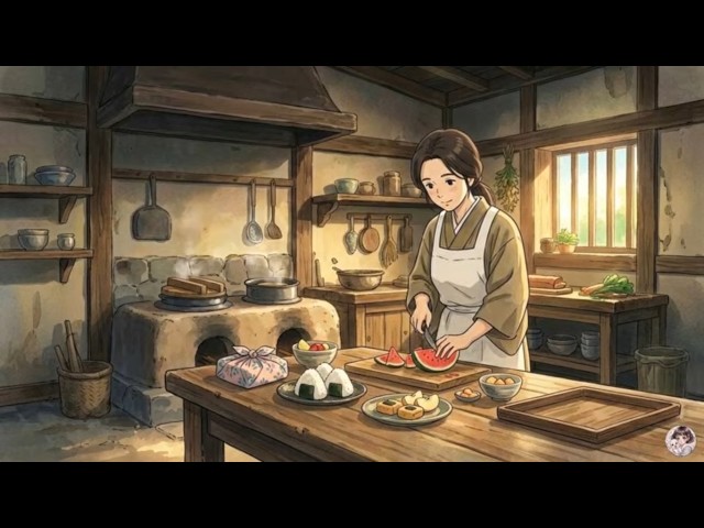 Summer Festival Prep at Home 🎐  Cozy Japanese Countryside Evening ASMR Ghibli Inspired
