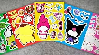 [ASMR] Ultimate Sanrio Sticker Book with Hello Kitty Cinnamoroll Pompompurin Fun Makeover screenshot 5