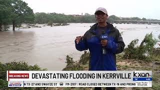 Devastating flooding in Kerrville, Texas