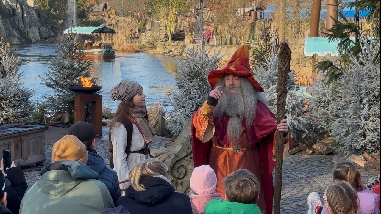 Toverland Winter Feelings 2025/2026 Warme wensen met Merlijn (Zondag 18 Januari)