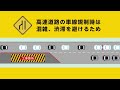 ファスナー合流にご協力ください