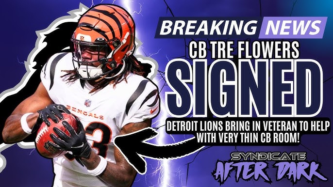 The Detroit Lions Sign Veteran CB Tre Flowers To The Practice Squad!