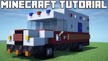 How to build an AMBULANCE in Minecraft!