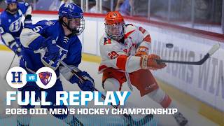 Hamilton vs. Hobart: 2026 DIII men's hockey championship | FULL REPLAY screenshot 1