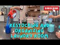 Restocking and Organizing Laundry Room Tiktok Compilation