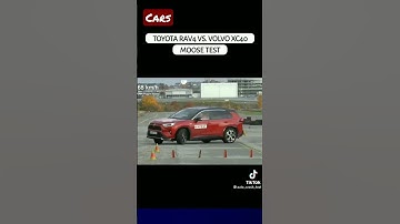 Toyota RAV4 vs Volvo XC40 MOOSE TEST
