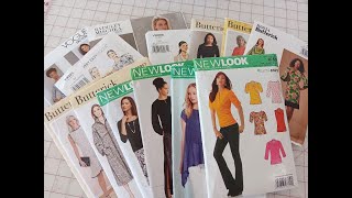 BIG STACK! (PATTERN HAUL) NEW LOOK, BUTTERICK & VOGUE | including some old gems!