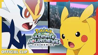 cinderace vs pikachu pokemon ultimate journeys series official