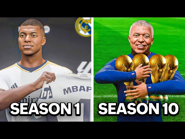 I Played The Entire Career of Kylian Mbappe class=