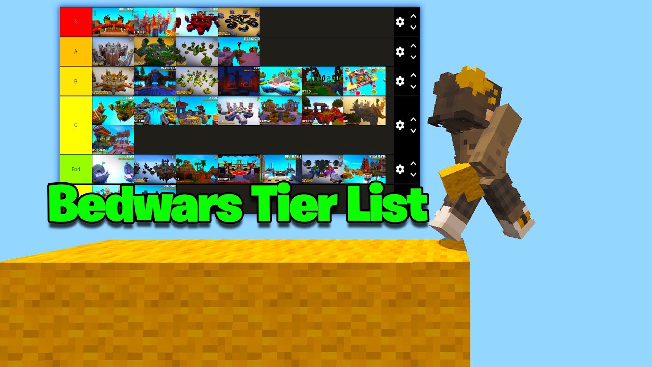 Solo Bedwars Map Tier List (2023) YouTube