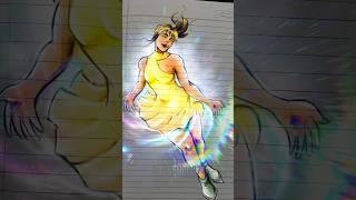 DRAWING Alysa LIU Figure Skating|Animation| #anime #animedrawing #figureskating