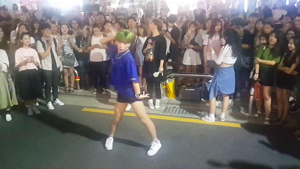 [댄스팀 홍대레드크루] 씨스타 ☆I LIKE THAT☆ 커버안무 홍대버스킹 20170818금 [KOREAN HONGDAE KPOP STREET DANCE]