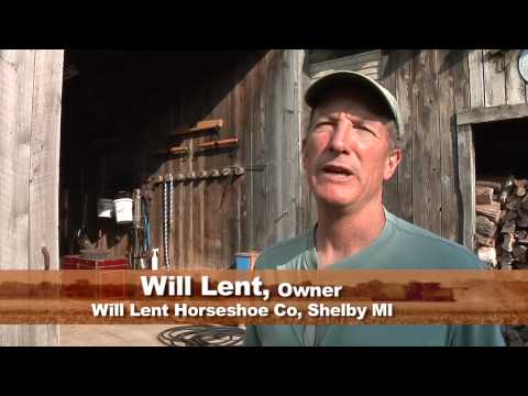 With an estimated 140 thousand horses in Michigan, the farrier industry plays an important role in keeping them on the move. In this video, we visit a farrier from Anheuser Busch who cares for the famous Budweiser Clydesdales; we meet a horseshoe manufacturer from Shelby MI who provides shoes for horses throughout North America, and we visit the Wolverine Farrier School in Clare MI, where students are being prepared for the very challenging and rewarding field.